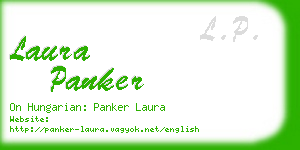 laura panker business card